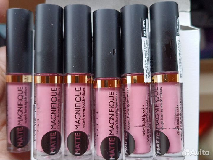 Жидкая помада Vivienne Sabo тон 210- 2 шт