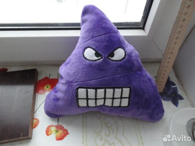 Монстрик, детская мягкая подушка (5+)
