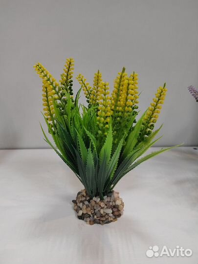 Искусственные растения для аквариума 15см декор