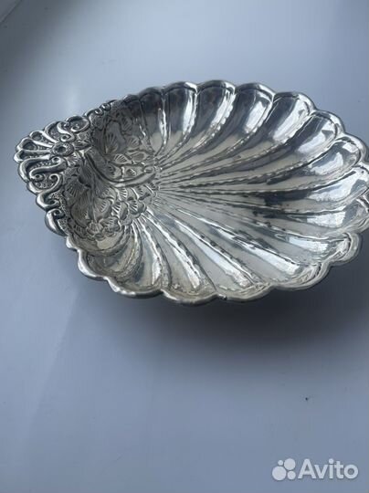 Икорница Серебро 900 пробы