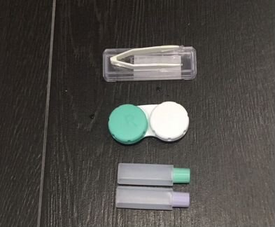 Набор для ухода за контактными линзами, новый