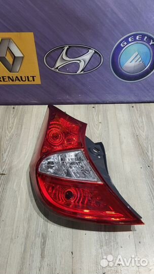 Фонарь задний Hyundai solaris Лев