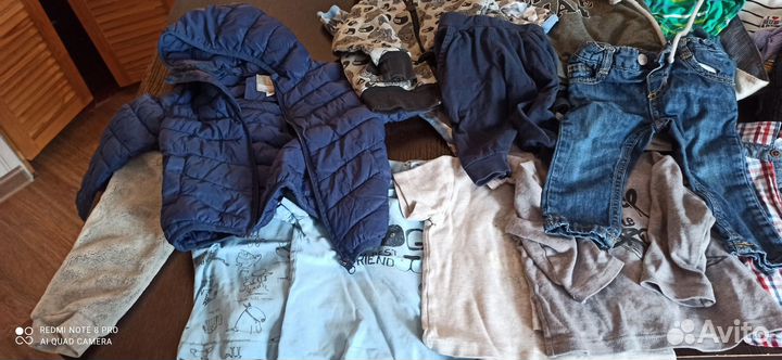 Вещи пакетом на мальчика 62 -80