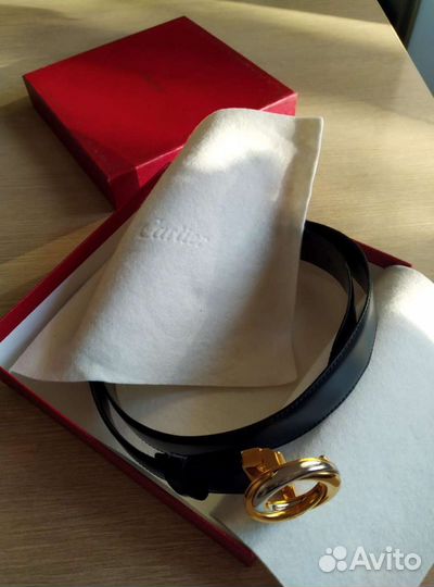 Ремень женский кожаный Cartier оригинал