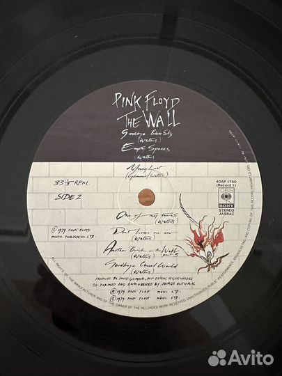 Pink Floyd - The Wall, Japan 1st pressing, Mint