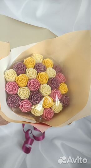 Съедобные букеты из шоколада