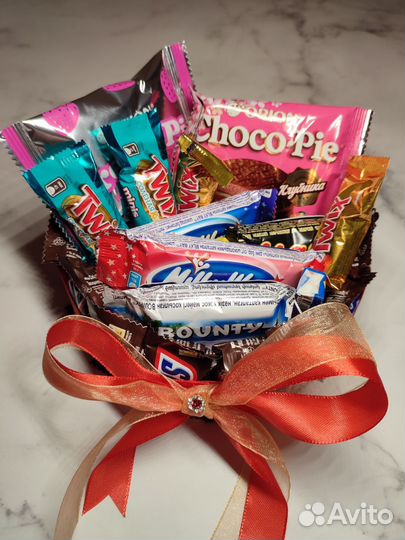 Торт из сникерсов на новый год