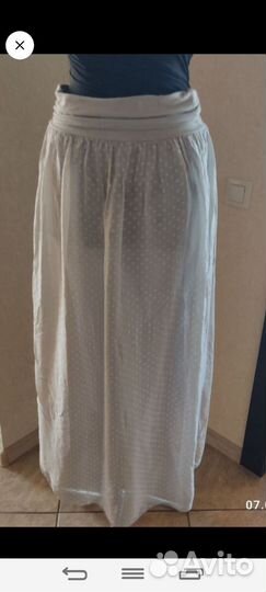 Юбка шелковая
