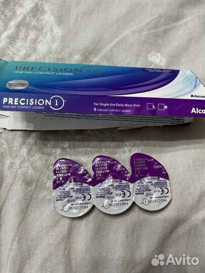 Линзы precision 1 ежедневные