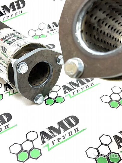 Пламегаситель шевроле/круз/лачетти/авео с фланцами