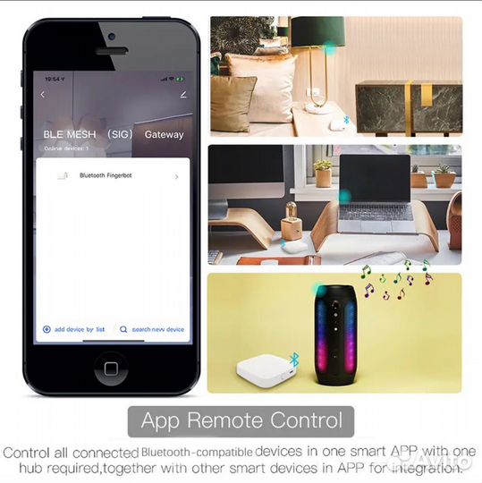 Шлюз Tuya, Wi-Fi, Bluetooth с Алисой