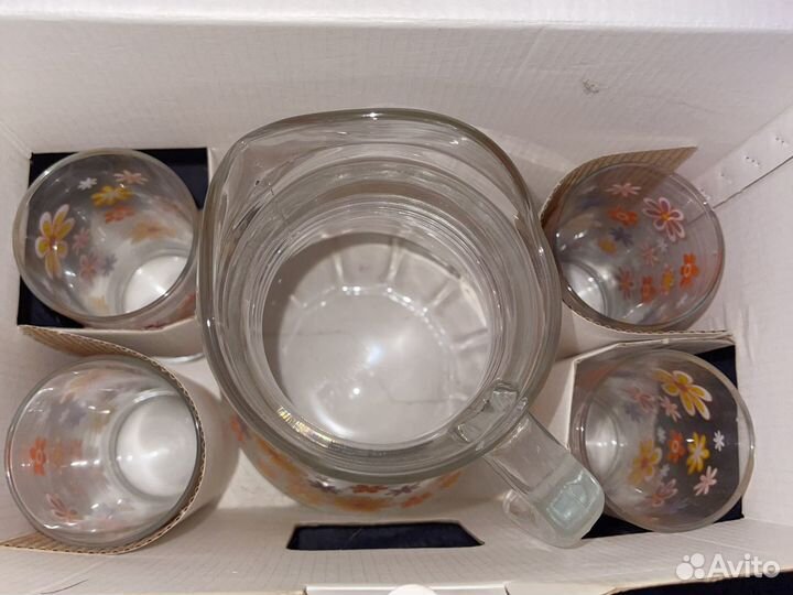 Набор кувшин и стаканы