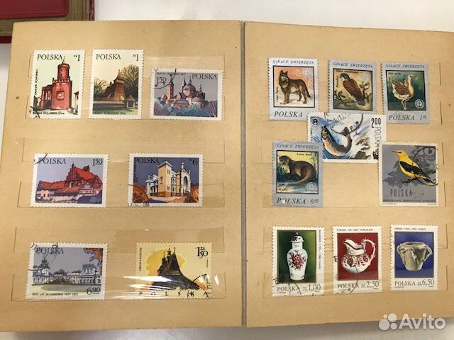 Альбом с зарубежными марками 1970-1980г. по сериям