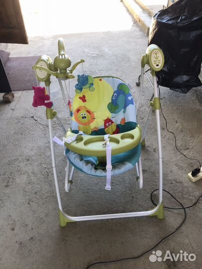 Детские качели электрические