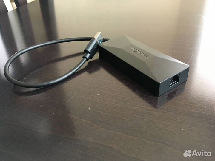 Rocketek USB 3.0 Rj45 Хаб Gigabit Ethernet