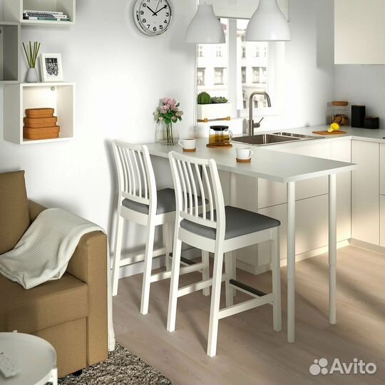 Барный стул ekedalen ikea/экедален икеа - 2шт