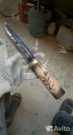 Нож охотничий Кованый