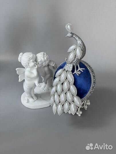 Игрушки на елку / павлин на елку