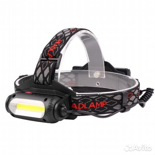 Налобный фонарь 2038 LED COB + T6