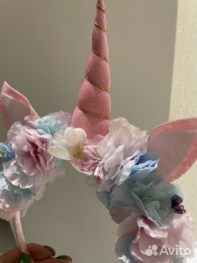 Ободок единорожки