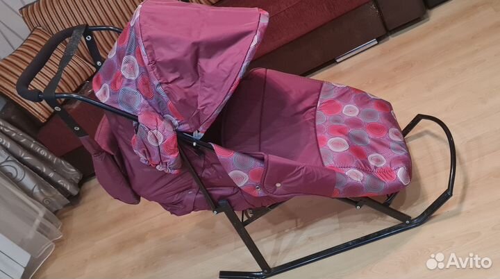 Детские санки коляска бу