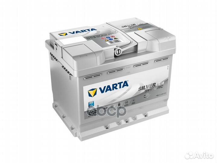 Аккумулятор varta Silver Dynamic AGM 60 А/ч обр