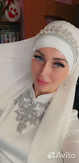 Повязывание платка на никах, причёски