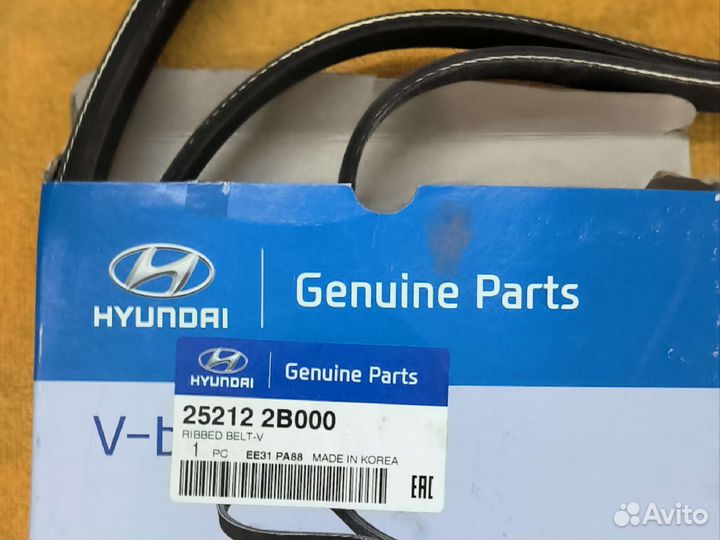 Ремень приводной solaris, rio