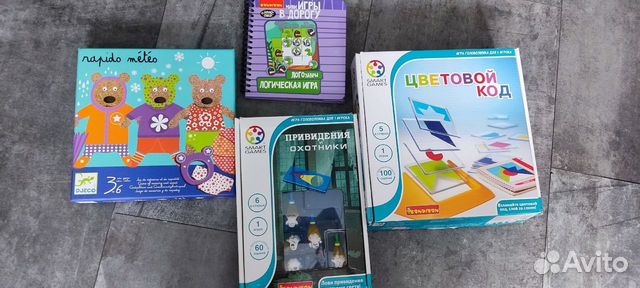 Настольные, развивающие, детские игры головоломки
