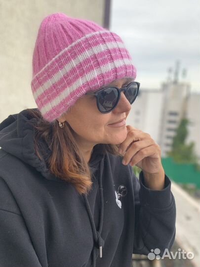 Шапка двойная с отворотом