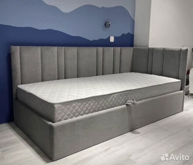Детская мягкая кровать диванчик 