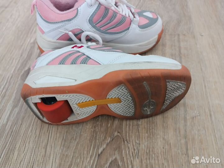 Кроссовки роликовые для девочки heelys 30 размер