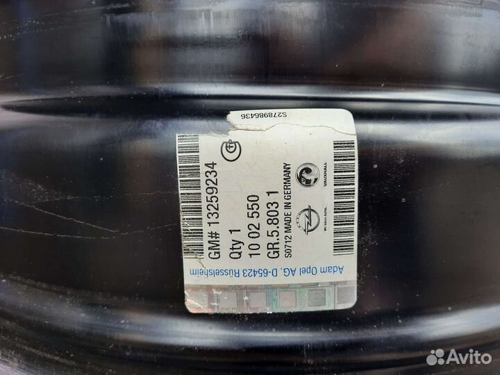 Продам диски опель астра j