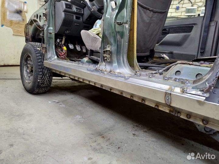 Сварка порогов арок