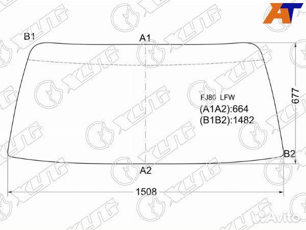 Стекло лобовое lexus LX450