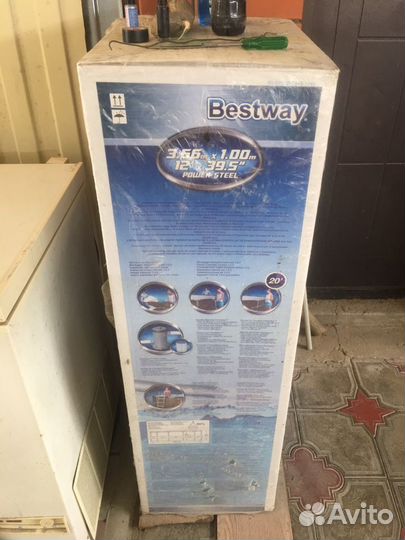 Новый, каркасный бассейн Bestway 3.66м х 1.00м
