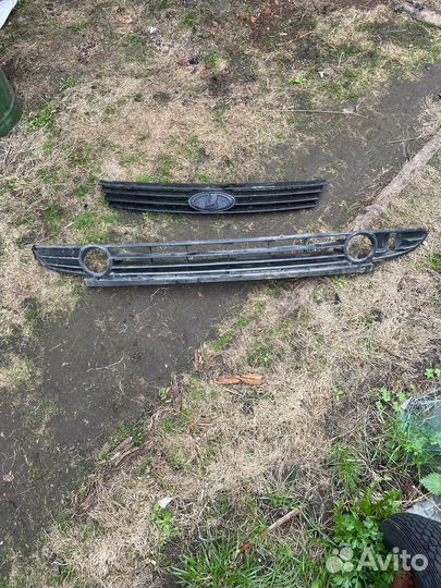 Комплект рамок бампера приора 1