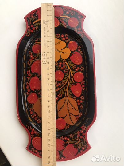 Поднос деревянный расписной