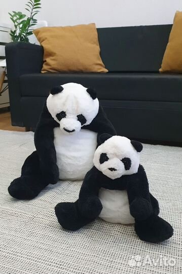 Мягкие игрушки Икеа панды 47см и 30см
