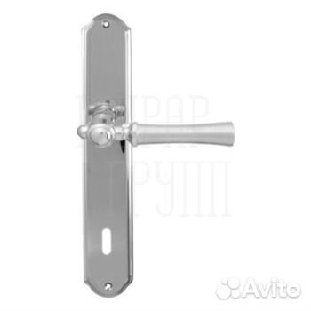 Дв. Ручк. на пл. Melodia 283/230 Carlo мат. хром