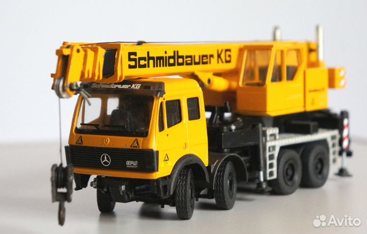 1/50 кран Mercedes Liebherr Schmidbauer раритет