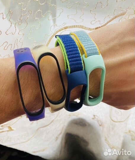 Ремешки для Xiaomi Mi Band 3,4,5,6,7 (фитнес )