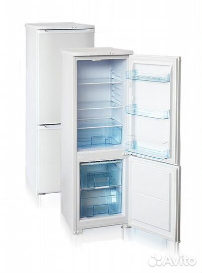 Холодильник Бирюса.Высота 145см.Узкий 48 см Новый