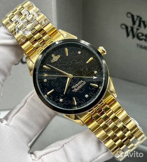 Часы женские Vivienne Westwood Wallace Чёрные