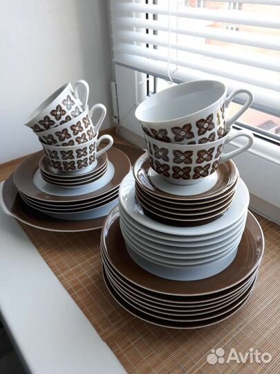 Сервиз чайный СССР 34 пред. Фирма kahla