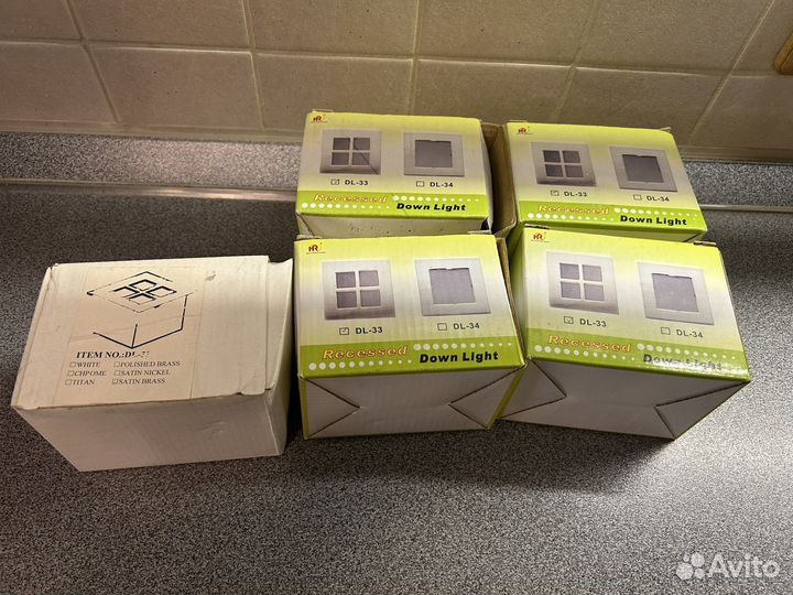 Встраиваемые настенные светильники