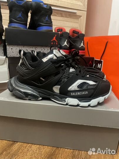 Balenciaga track silver