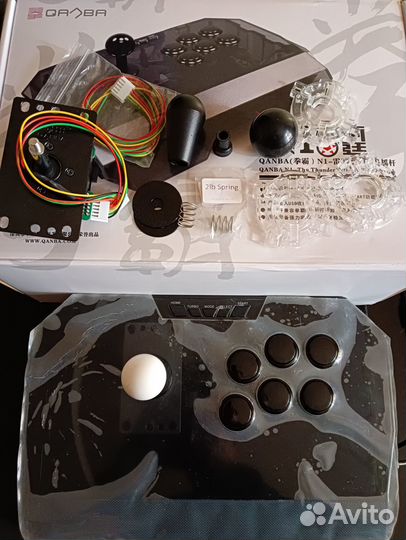 Аркадный стик Qanba N1 + Sanwa JLF