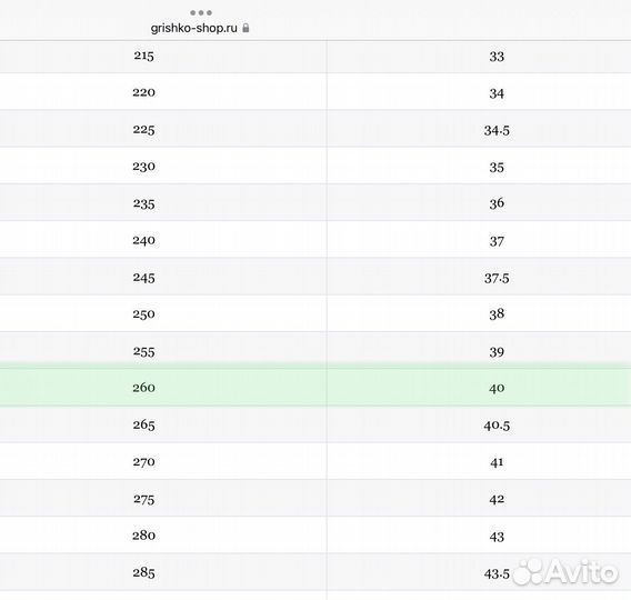 Новые джазовки кожа Grishko 40