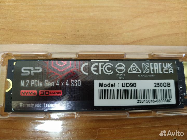 SSD диск Silicon Power M.2 UD90 250 Гб